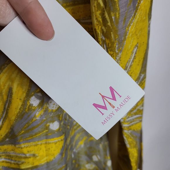 NWT Missy Maude Silk Blend Floral Tunic Womens Large - Picture 6 of 7